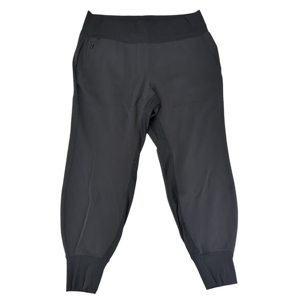 Athleta Venice Jogger High Rise 597888‎ Black Women's Size 1X Nylon Stretch - Picture 1 of 9